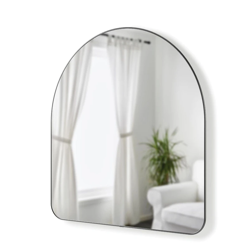 HUBBA ARCHED - Miroir mural cintré H 91cm laiton