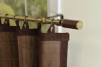 Versailles Brise-Brise en Bois de Bambou à Anneaux 48po x 24po