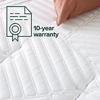 Matelas hybride en mousse mémoire et à ressorts Zinus Spa Sensations 10 po au charbon et au cuivre