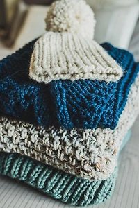 Lion Brand Wool-Ease Thick & Quick Yarn #6 Super Chunky Wool Acrylic Yarn 3-Pack