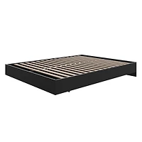 Lit plateforme Corbo de Nexera, fini noir