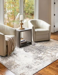 ECARPET Tapis Contemporain/Moderne Bronte pour Salon, Chambre, Salle A Manger, Entrée, Couloir et Plus Encore.