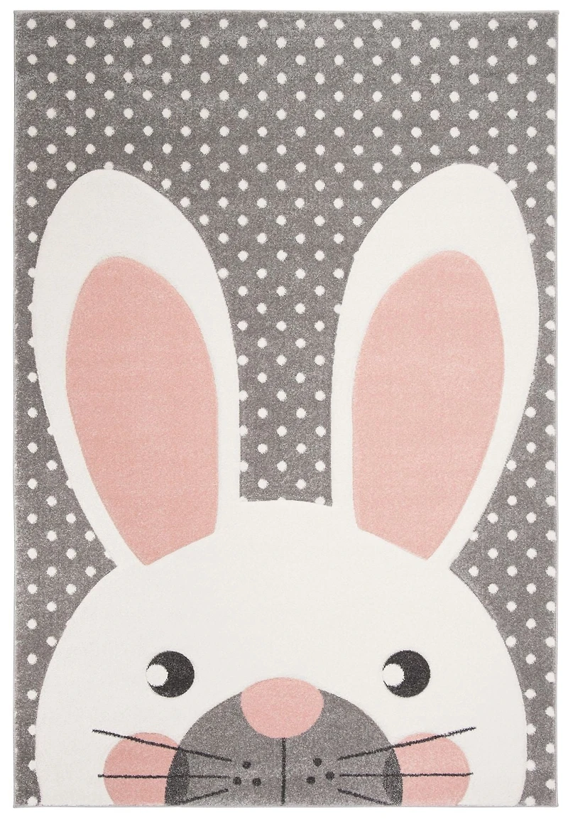 Safavieh Carousel Kids Laidley Happy Bunny Area Rug