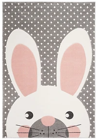 Safavieh Carousel Kids Laidley Happy Bunny Area Rug