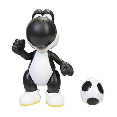 Figures 4 pouces Monde de Nintendo – Yoshi Noir avec Oeuf