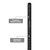 Étui protecteur en gel avec protège-coins pour Samsung Galaxy A16 5G, noir d’onn.