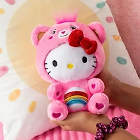Care Bears Hello Kitty Fun Size Plush - Hello Kitty as Cheer Bear
