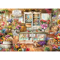 RoseArt - Colorluxe 1000 pièces - Fleuriste toutes saisons- Puzzle emboîtable pour adulte