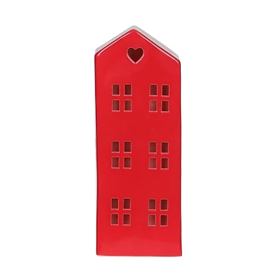 TEMPS DES VACANCES 8IN LED MAISON ROUGE