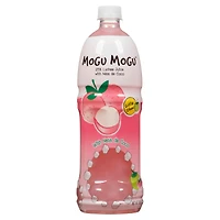 MOGU MOGU Lychee Juice Drink with Nata De Coco, 1 x 1L