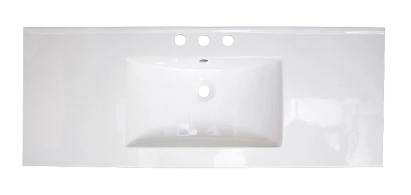 American Imaginations 48-in. W Ceramic Top White AI-396