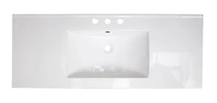 American Imaginations 48-in. W Ceramic Top White AI-396