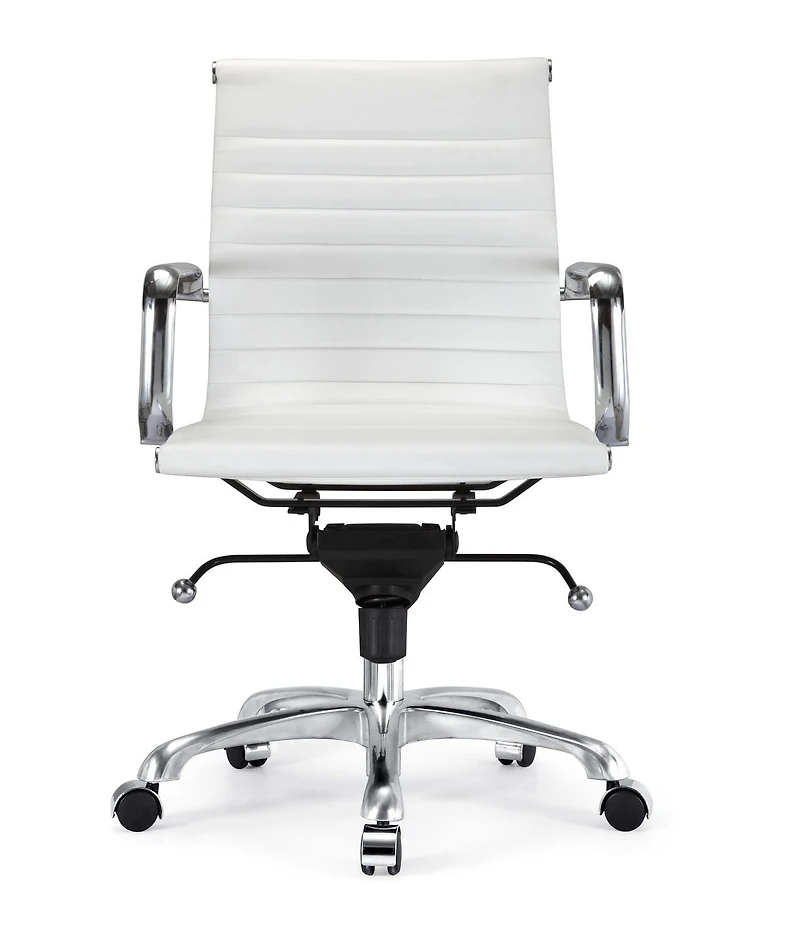Office Chair Toni Low Back Tan Executive Conference Ergonomic adjustable height, and swivel rotation.