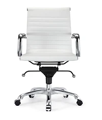 Office Chair Toni Low Back Tan Executive Conference Ergonomic adjustable height, and swivel rotation.