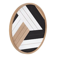 Plaque encadrée ronde Ballez hometrends