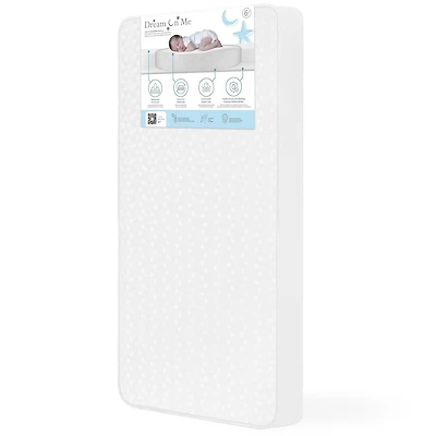 Dream On Me Respirant 6" - Matelas de Lit en Mousse Ferme Pleine Grandeur et de Lit pour tout-petit, Modèle # BR-6E6WL