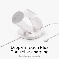 Docks de chargement compact Meta Quest — Compatible avec Meta Quest 3/3S — Câble de chargement prolongé pour casque