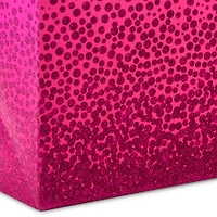 Très grand sac-cadeau de 20 po avec poignées, Hallmark (paillettes roses) pour les fêtes, les fêtes prénuptiales, les fêtes prénatales