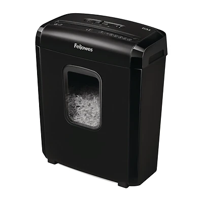Déchiqueteuse Microshred 6M à micro-coupe - Noir