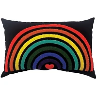 hometrends Coussin Décoratif Arc-en-Ciel Fierté