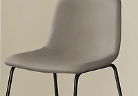 Monarch Specialties Office Chair, Bar Height, Standing, Computer Desk, Work, Pu Leather Look, Metal, Brown, Black, Contemporary, Modern