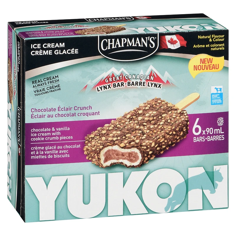 Chapman's Yukon Lynx Chocolate Éclair Crunch in a Box 6 x 90 mL