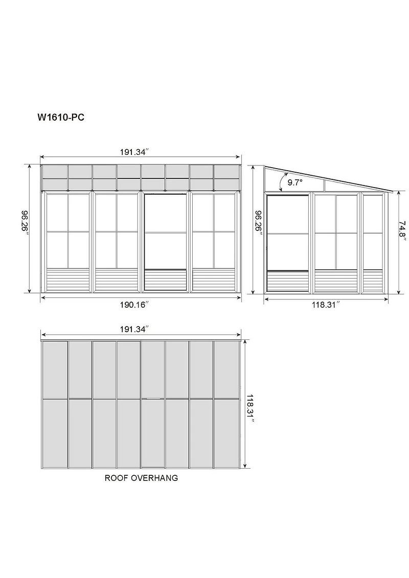 Florence Add-A-Room 10 Ft. x 16 Ft. in Sand