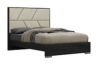 Lit plateforme K-Living Travis King Size avec lattes en couleur 2 tons