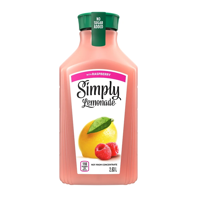 Simply Limonade Framboise Handle Free Bottle, 2.63 Liters