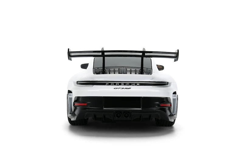 Jada Toys Porsche 911 (992) GT3 RS – 1:16 RC – USB Rechargeable with Turbo Function, Radio Control Cars(White/Red)
