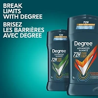 Degree Men Advanced Antiperspirant Stick for 72H Sweat & Odour Protection, Adventure, Deodorant with MotionSense Technology, 76g