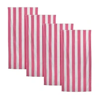 SERVIETTES DE PLAGE À RAYURES CABANA MAINSAYS, PAQUET DE 4