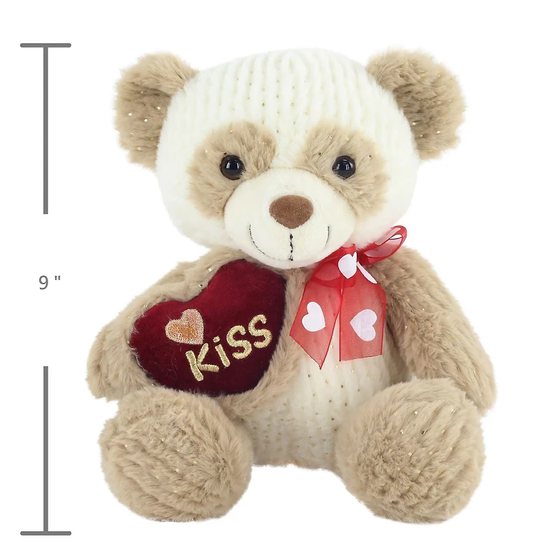Way To Celebrate Valentine’s Day Cuddly Classic Plush Toy, Panda