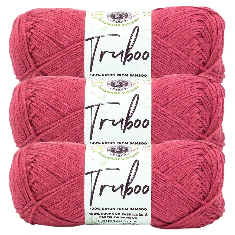 Lion Brand Truboo Yarn Thistle #3 Light/DK weight Bamboo yarn
