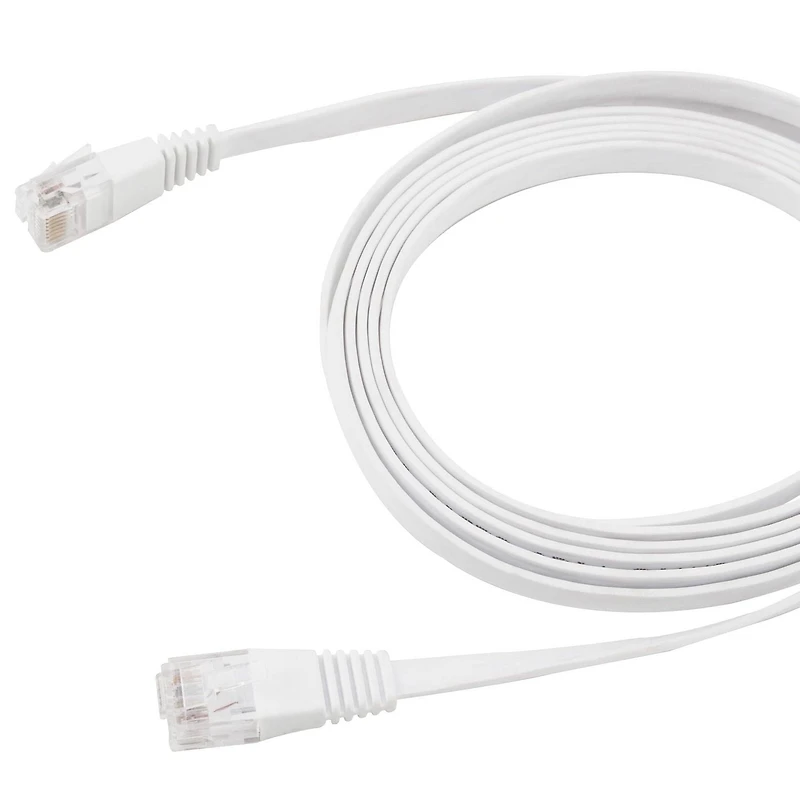 onn. 6 FT./1.8 m Flat CAT6 Network Cable