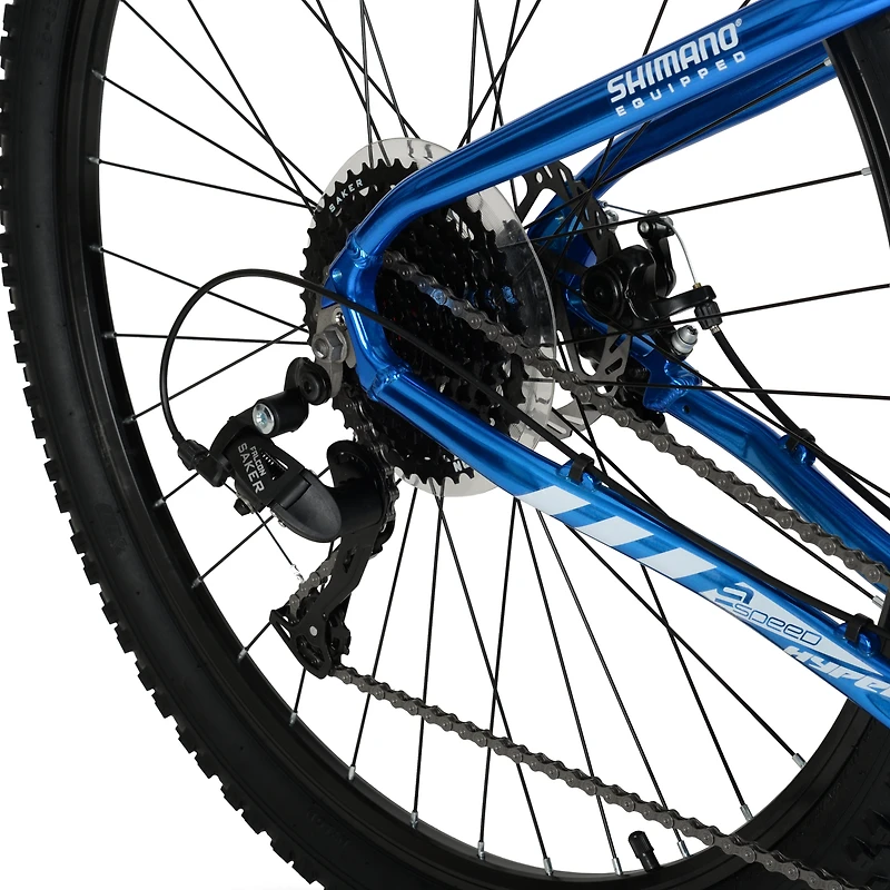 Hyper Bicycles 29” Explorer Mountain Bike, Adults 14+ Years, Hard Tail, Blue, 29" EXPLORER BLUE