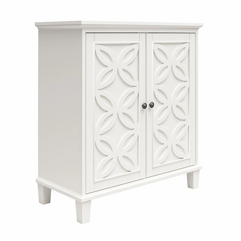 Cabinet décoratif à deux portes Celeste d’Ameriwood Home, blanc