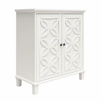 Cabinet décoratif à deux portes Celeste d’Ameriwood Home, blanc