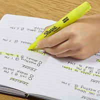 Surligneurs à réservoir Sharpie, pointe biseautée, jaune