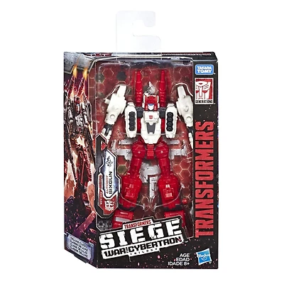 Jouets Transformers Generations War for Cybertron, figurine weaponizer Six-Gun WFC-S22 de luxe
