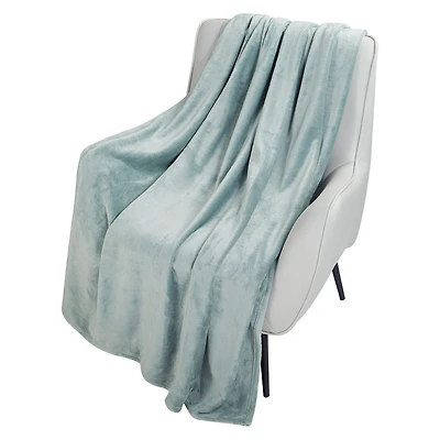 HOMETRENDS Velvet Plush Throw, 50" x 60