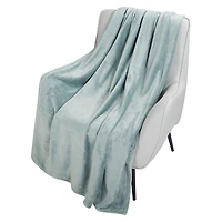 HOMETRENDS Velvet Plush Throw, 50" x 60
