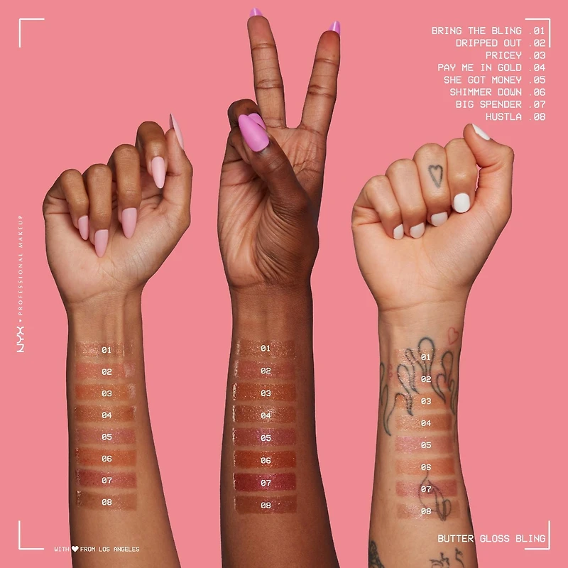 NYX Professional Makeup Brillant à lèvres Butter Gloss – Dripped Out Brillant à lèvres crémeux