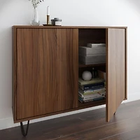 Nexera Console de rangement 2 portes Slim