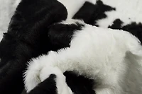 H-Luxe Faux Fur Cowhide Rug