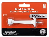 BUTÉE DE PORTE PLEINE - BLANC ARRÊT DR SOLIDE - WH