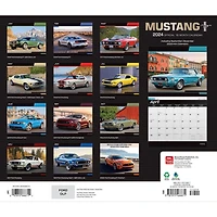 BrownTrout Mustang 2024 14x24 Inch Deluxe Wall Calendar, 9781975466671