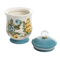 The Pioneer Woman Blossom Jubilee Canister With Acrylic Knob
