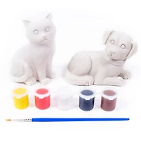 Paint Your Own Pet Figurines, Paint 2 resin figurines