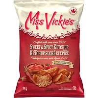 Miss Vickie's Croustilles Saveur Ketchup sucré et 190g
